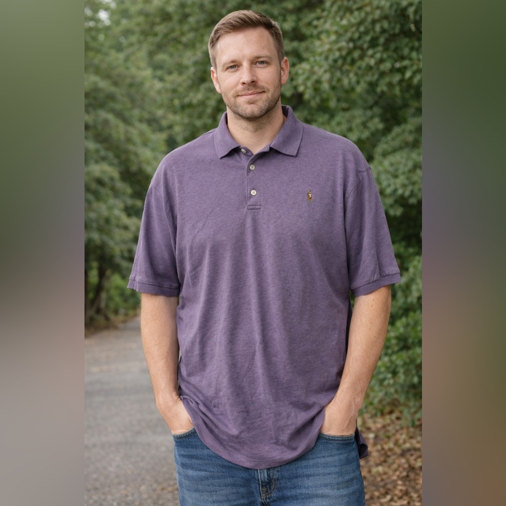 Polo By Ralph Lauren Purple Polo Shirt - image 1